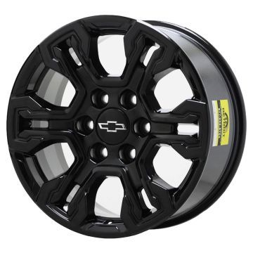 Chevrolet Silverado 1500 Wheel Rim Gloss Black 14089 Stock Factory OEM Replacement