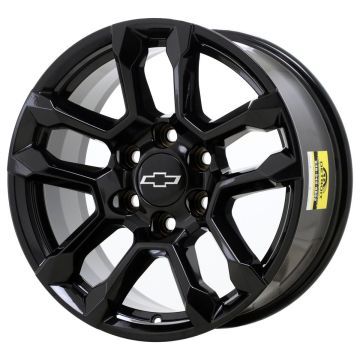 Chevrolet Silverado 1500 Wheel Rim Gloss Black 14091 Stock Factory OEM Replacement