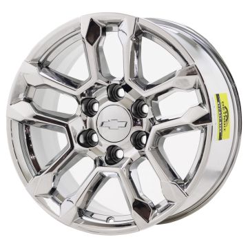 Chevrolet Silverado 1500 Wheel Rim PVD Bright Chrome 14091 Stock Factory OEM Replacement