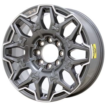 GMC Hummer EV Wheel Rim Machined Grey 14094 Stock Factory OEM Replacement