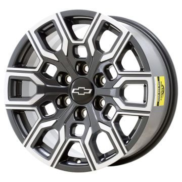 Chevrolet Colorado Wheel Rim Machined Grey 14097 Stock Factory OEM Replacement