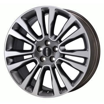 Lincoln Continental Wheel Rim Machined Grey 10091 Stock Factory OEM Replacement