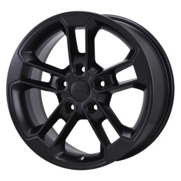 Jeep Wrangler Wheel Rim Satin Black 9158 Stock Factory OEM Replacement