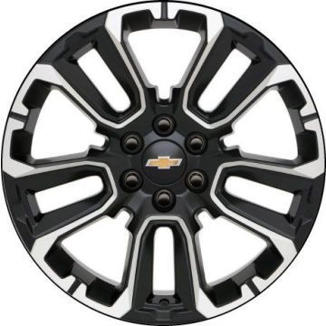 Chevrolet Colorado Wheel Rim Polish Black 14088 Stock Factory OEM Replacement