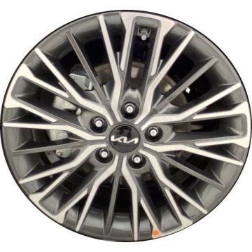 Kia Forte Wheel Rim Machined Grey 74834 Stock Factory OEM Replacement