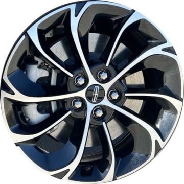 Lincoln Nautilus Wheel Rim Machined Black ALYFS021 Stock Factory OEM Replacement