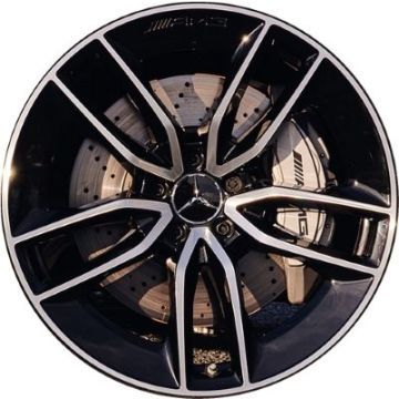 Mercedes-Benz E53 Wheel Rim Machined Black 85661 (R) Stock Factory OEM Replacement