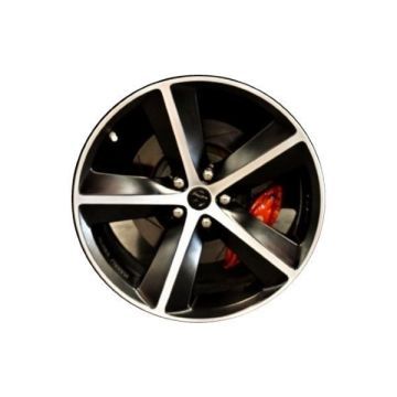 Dodge Challenger Wheel Rim Machined Black 2357 Stock Factory OEM Replacement