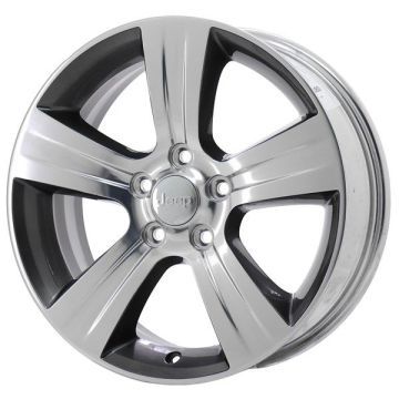 Jeep Compass Wheel Rim Polished Grey 2380 Stock Factory OEM Replacement