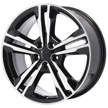Dodge Charger Wheel Rim Machined Black 2410 Stock Factory OEM Replacement