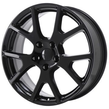 Dodge Journey Wheel Rim Gloss Black 2422 Stock Factory OEM Replacement