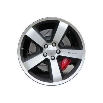 Dodge Challenger Wheel Rim Machined Black 2425A Stock Factory OEM Replacement