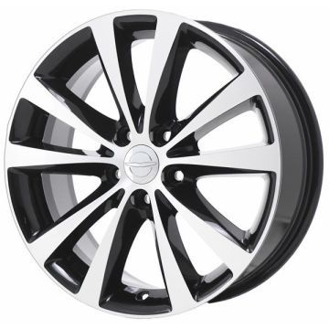 Chrysler 200 Wheel Rim Machined Black 2432 Stock Factory OEM Replacement