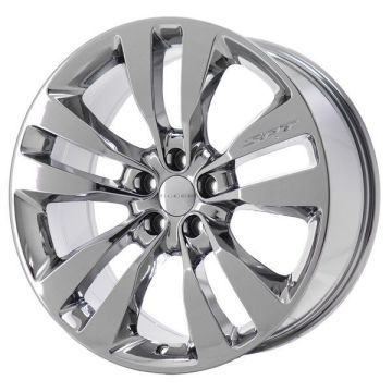 Dodge Challenger Wheel Rim PVD Bright Chrome 2436 Stock Factory OEM Replacement