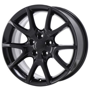 Dodge Dart Wheel Rim Gloss Black 2445 Stock Factory OEM Replacement