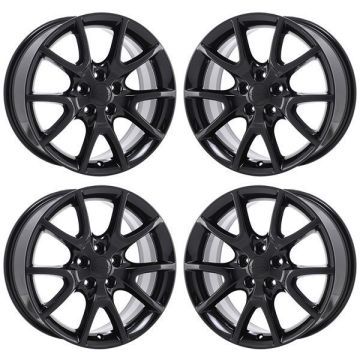Dodge Dart Exchange Wheels Set of 4-Exchange Rims Set of 4 Gloss Black 2445