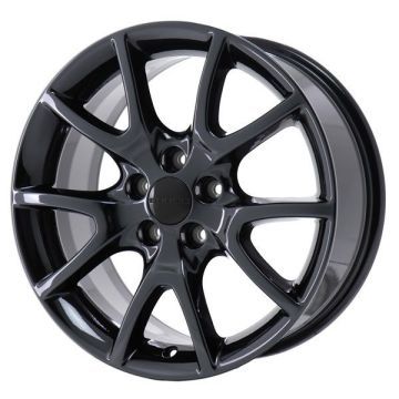Dodge Dart Wheel Rim PVD Black Chrome 2445 Stock Factory OEM Replacement