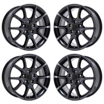 Dodge Dart Wheel Rim PVD Black Chrome 2445 Stock Factory OEM Replacement