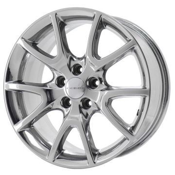 Dodge Dart Wheel Rim PVD Bright Chrome 2445 Stock Factory OEM Replacement