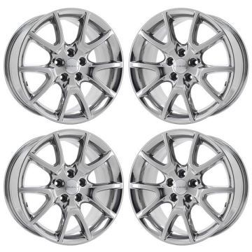 Dodge Dart Wheel Rim PVD Bright Chrome 2445 Stock Factory OEM Replacement