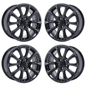 Dodge Dart Wheel Rim PVD Black Chrome 2446 Stock Factory OEM Replacement