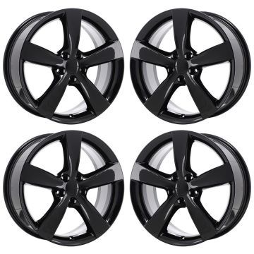 Dodge Dart Exchange Wheels Set of 4-Exchange Rims Set of 4 Gloss Black 2479