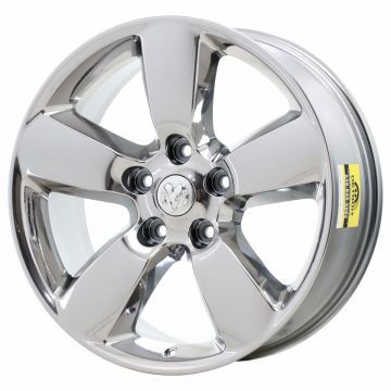Dodge Ram 1500 Wheel Rim PVD Bright Chrome 2495 Stock Factory OEM Replacement