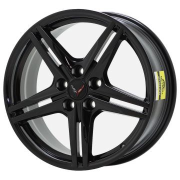 Chevrolet Corvette C8 Wheel Rim Gloss Black 24C8-20 (R) Stock Factory OEM Replacement