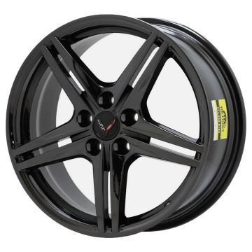 Chevrolet Corvette C8 Wheel Rim PVD Black Chrome 24C8-19 (F) Stock Factory OEM Replacement