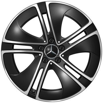 Mercedes-Benz CLE300 Wheel Rim Machined Black 24CLE300 (R) Stock Factory OEM Replacement