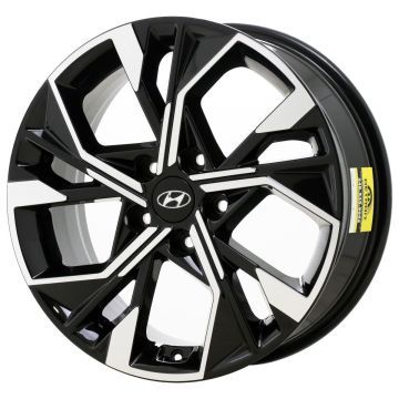 Hyundai Sonata Wheel Rim Machined Black 24SONATA17 Stock Factory OEM Replacement