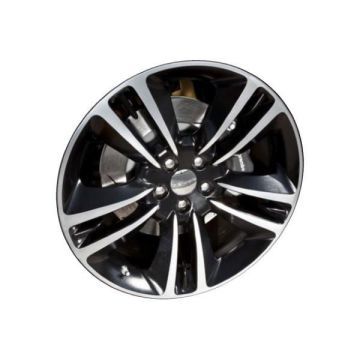 Dodge Challenger Wheel Rim Machined Black 2507 Stock Factory OEM Replacement