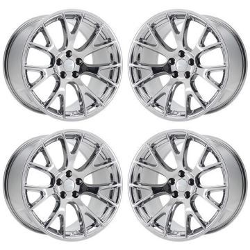 Dodge Challenger Wheel Rim PVD Bright Chrome 2528 Stock Factory OEM Replacement