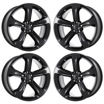 Dodge Challenger Exchange Wheels Set of 4-Exchange Rims Set of 4 Satin Black 2529