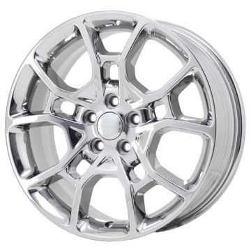 Dodge Charger Wheel Rim PVD Bright Chrome 2544 Stock Factory OEM Replacement