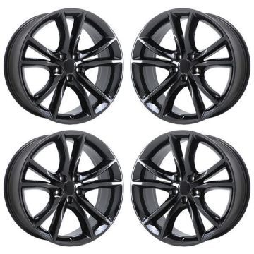 Dodge Charger Wheel Rim PVD Black Chrome 2545 Stock Factory OEM Replacement