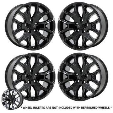 Dodge Ram 1500 Exchange Wheels Set of 4-Exchange Rims Set of 4 Gloss Black 2560