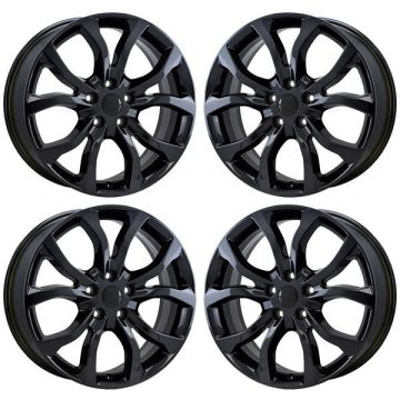 Dodge Durango Wheel Rim PVD Black Chrome 2568 Stock Factory OEM Replacement