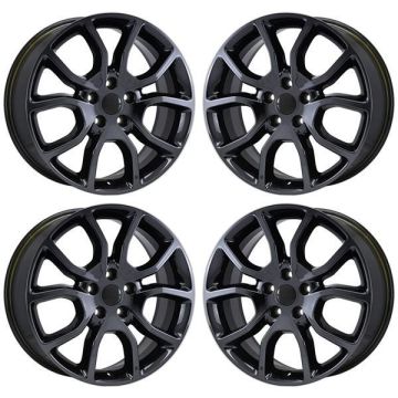 Dodge Durango Wheel Rim PVD Black Chrome 2570 Stock Factory OEM Replacement