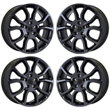 Dodge Durango Wheel Rim PVD Black Chrome 2570 Stock Factory OEM Replacement