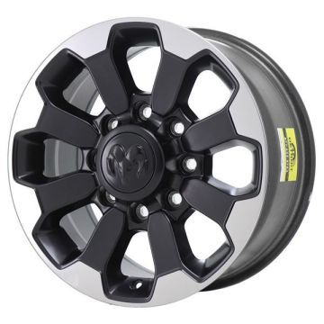Dodge Ram 2500 Wheel Rim Machined Black 2599 Stock Factory OEM Replacement