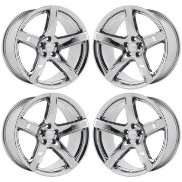 Dodge Challenger Wheel Rim PVD Bright Chrome 2604 Stock Factory OEM Replacement