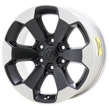 Dodge Ram 1500 Wheel Rim Polished Lip Black 2671 Stock Factory OEM Replacement