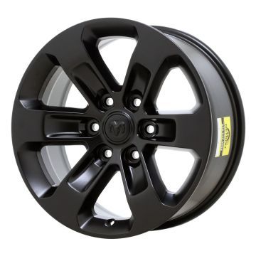 Dodge Ram 1500 Wheel Rim Satin Black 2672 Stock Factory OEM Replacement
