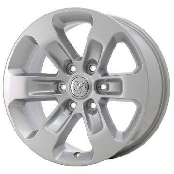 Dodge Ram 1500 Wheel Rim Silver 2672 Stock Factory OEM Replacement