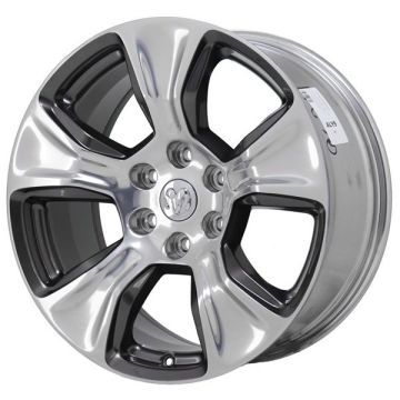Dodge Ram 1500 Wheel Rim Polished Grey 2674 Stock Factory OEM Replacement