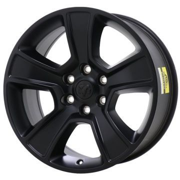 Dodge Ram 1500 Wheel Rim Satin Black 2676 Stock Factory OEM Replacement