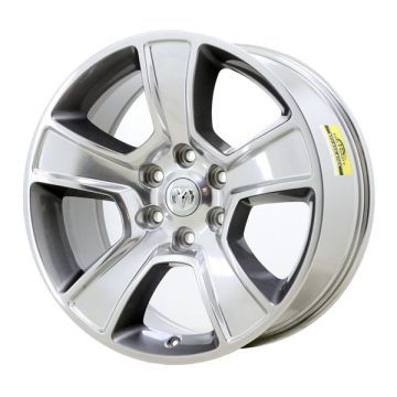 Dodge Ram 1500 Wheel Rim Polished Grey 2676 Stock Factory OEM Replacement