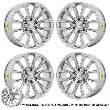 Dodge Ram 1500 Wheel Rim PVD Bright Chrome 2677 Stock Factory OEM Replacement