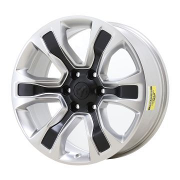 Dodge Ram 1500 Wheel Rim Polished Black 2678 Stock Factory OEM Replacement
